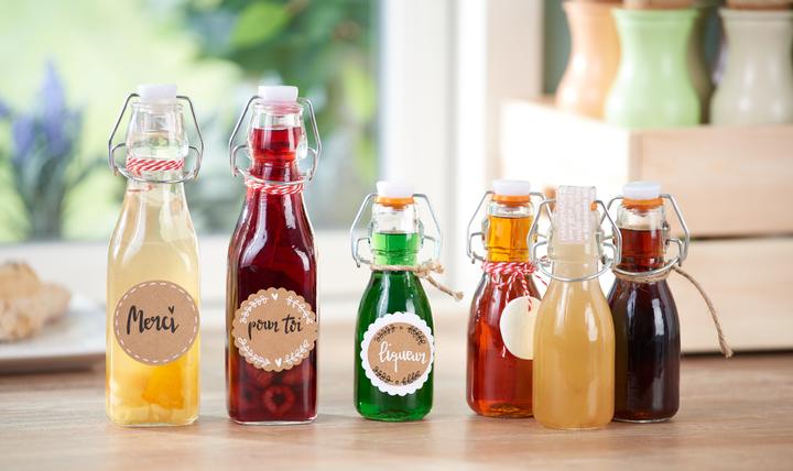 Image du produit VBS Bouteilles en verre avec bouchon à vis, 2 pièces (0.25 l)