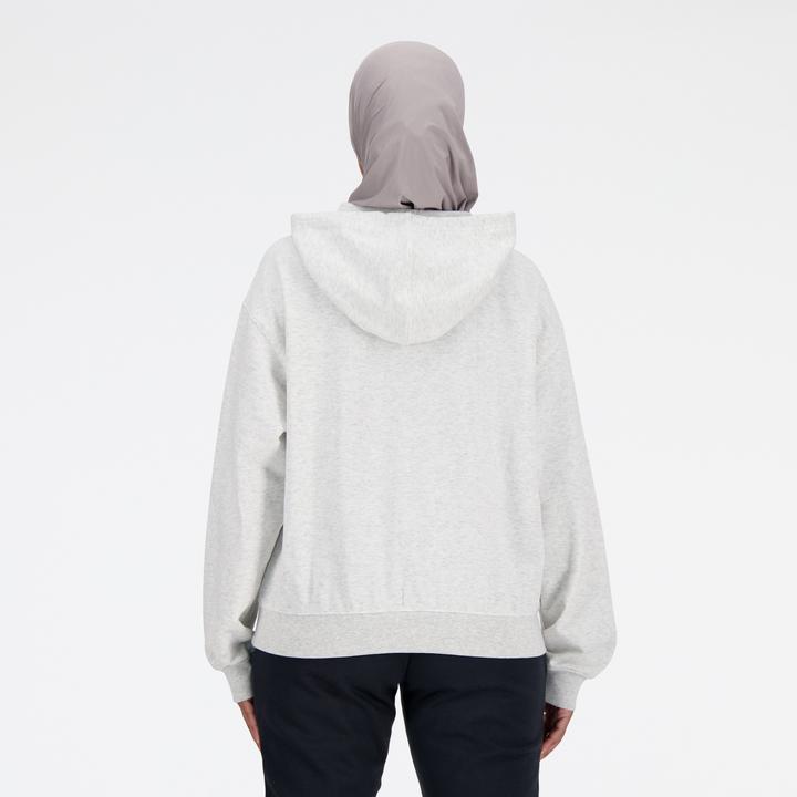 Produktbild New Balance W French Terry Stacked Logo Hoodie (XS)