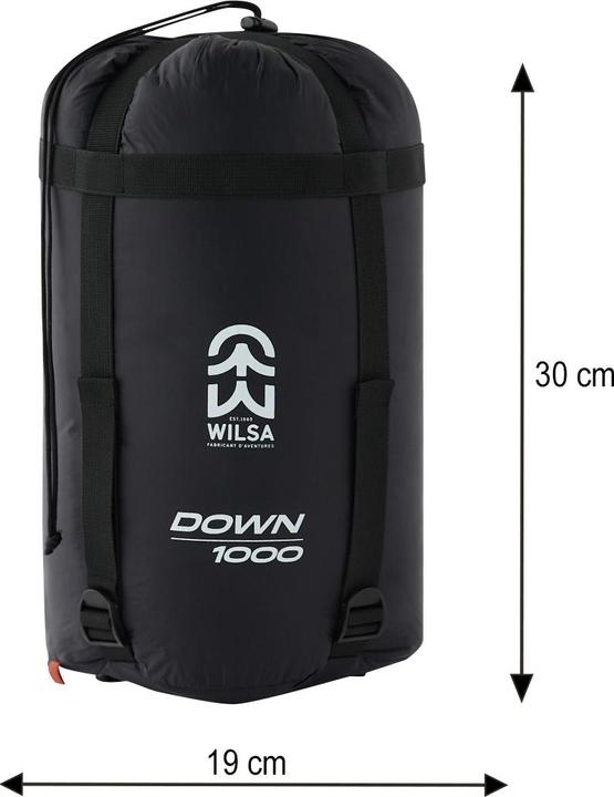 Produktbild Wilsa Schlafsack "Down 1000" (220 cm)