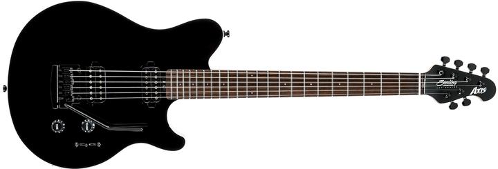 Actual product image Electric Guitar, S.U.B., Axis AX3, Black (Electric guitar, Maple, Mahogany, Aluminium, NATO)