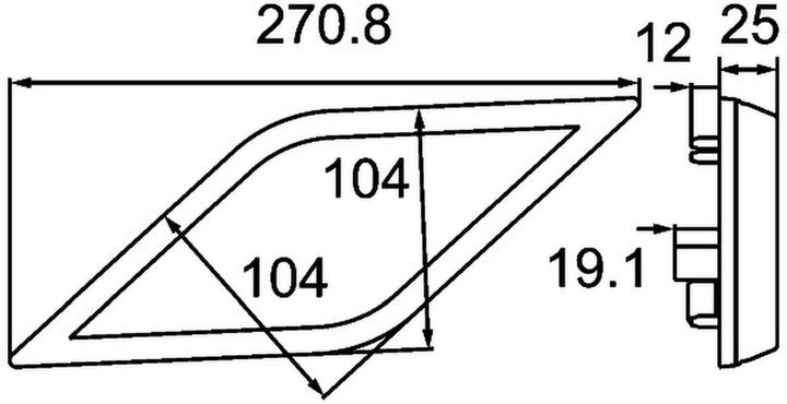 Produktbild Hella Blinkleuchte hinten links LED 2BA 013 331-071