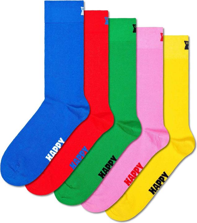 Image du produit Happy Socks Solid (Pack de 5, 41 - 46)
