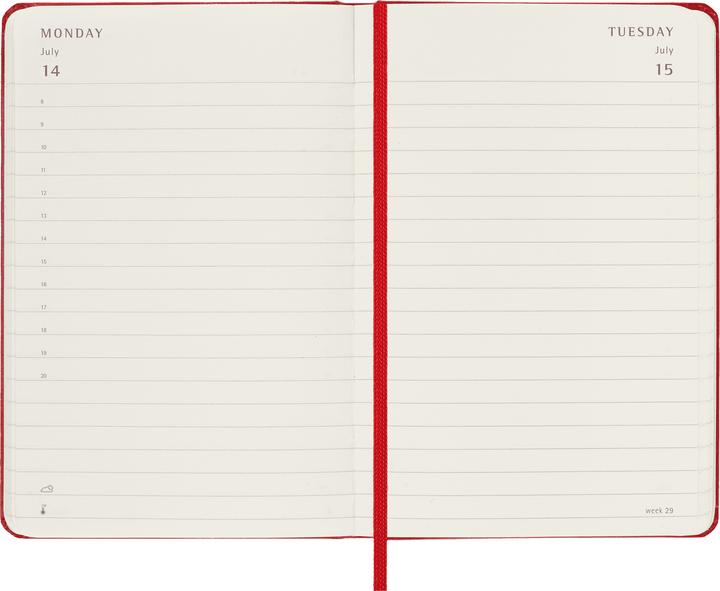 Produktbild Moleskine Tageskalender (Pocket, A6, Englisch)