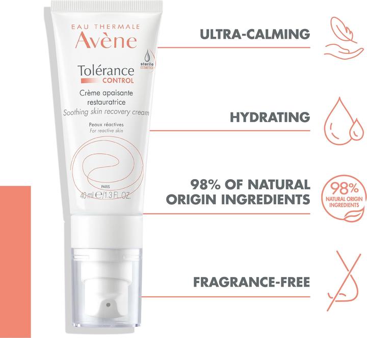 Produktbild Avène Tolérance Control Creme (40 ml, 24h Creme)