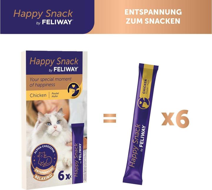 Produktbild Feliway Happy Snack (Adult, 6 Stk., 90 g)