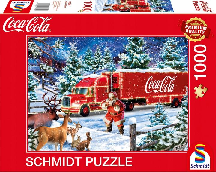 Schmidt Spiele Camion de Noël Coca Cola 1000 pièces (1000 pièces)