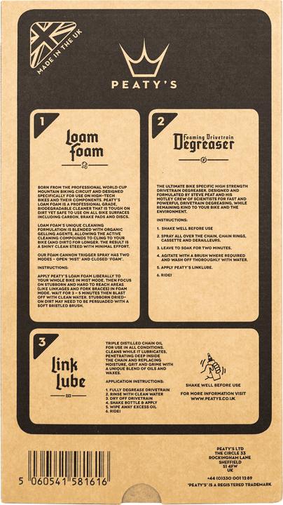 Actual product image Peaty's Clean, Degrease & Lube (1000 ml, Universal Lubricant, Chain cleaner)