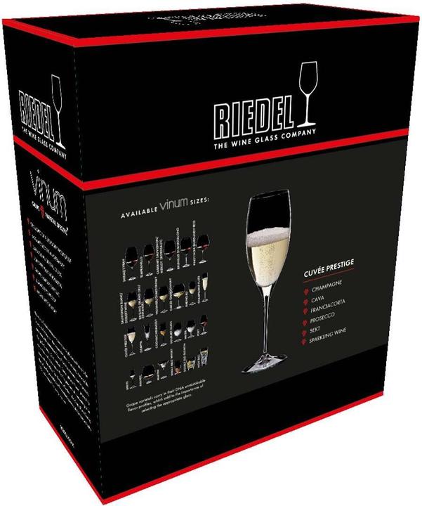 Immagine prodotto Riedel Bicchiere da champagne Vinum (23 cl, 2 Occhiali, Bicchieri da champagne)