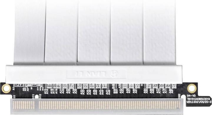 Actual product image Lian-Li PW-PCIV-4-90W PCIe 4.0 riser cable - 900mm, white