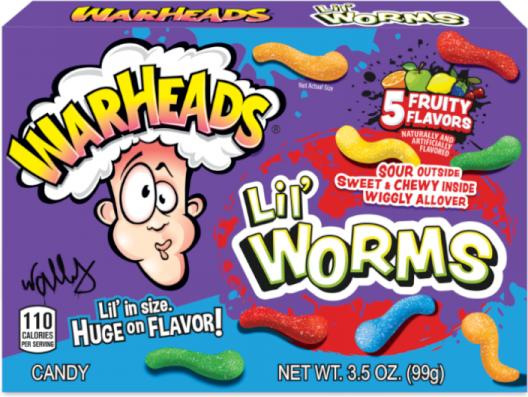 Immagine prodotto Warheads Caramelle Lil Worms 12X99 Grammi (99 g)