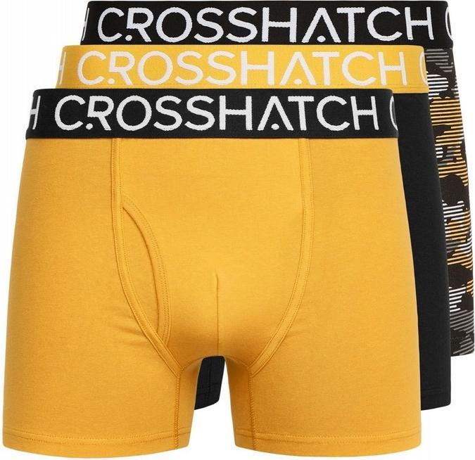 Crosshatch Mens Payso Boxer Shorts (Pack of 3)