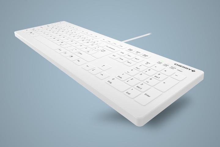 Produktbild CHERRY AK-C8112 MEDICAL KEYBOARD WHITE (CH, Kabelgebunden)