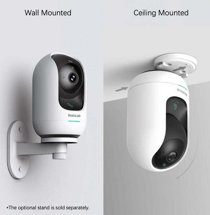 Produktbild Botslab Indoor Camera 2 Pro, 2.4GHz /5GHz Wi-Fi, Multi-scenes AI recognition, One-Touch Calls, 360° (2880 x 1620 Pixels)