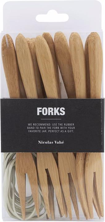Nicolas Vahé Bamboo fork, w. White Rubberband (12 x)