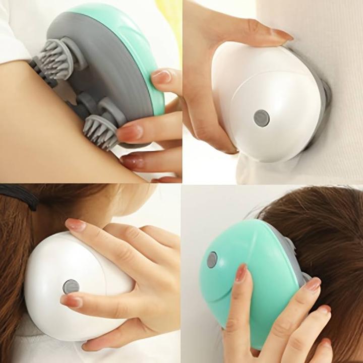 Produktbild PhoneLook Elektronisches kabelloses Kopf- & Körper Massage Gerät für massagen unterwegs