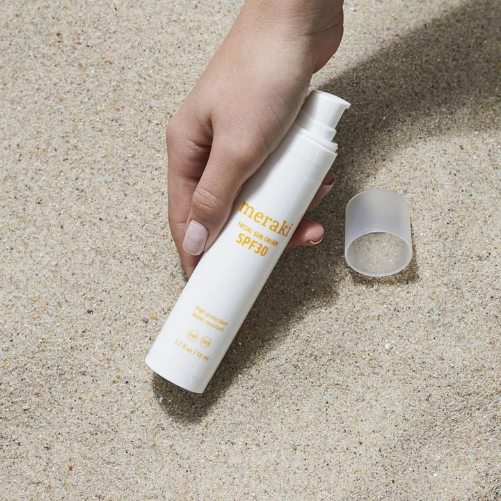 Actual product image Meraki Mildly scented (Sun cream face, SPF 30, 50 ml, 70 g)