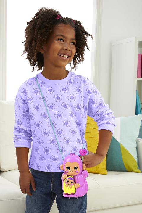 Produktbild Polly Pocket Spielset Affenmama und Baby