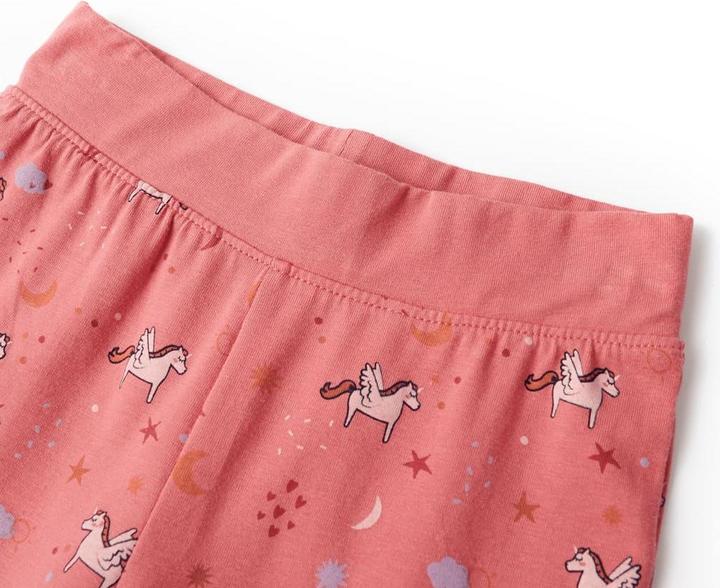 Produktbild VidaXL Kinderpyjama mit Langen Ärmeln Altrosa 92,Material: 95 (92)