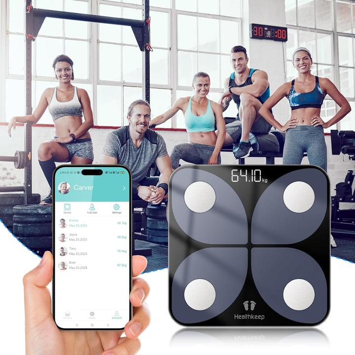 Image du produit Healthkeep Körperanalysewaage (180 kg)