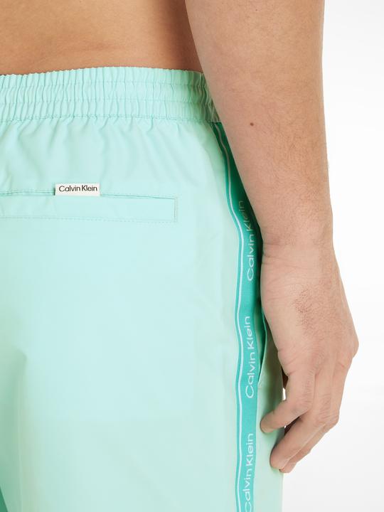 Image du produit Calvin Klein Medium Drawstring Heren Zwembroek - Blue Tint - Maat L (L)