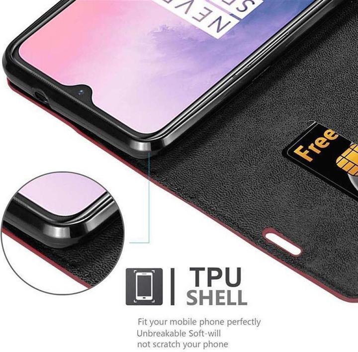 Productafbeelding Cadorabo Boek Onzichtbare Magneethoes (OnePlus 6T)