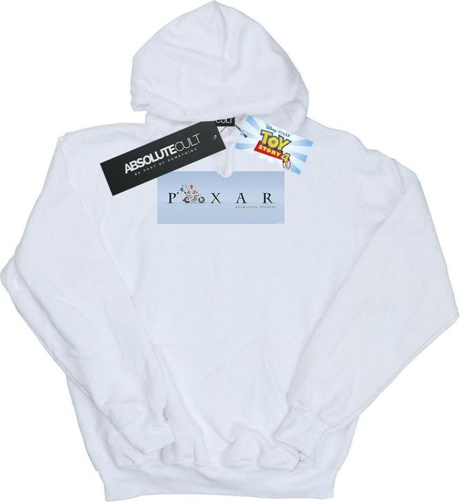 Actual product image Disney Mens Toy Story 4 Duke Caboom Pixar Studios Logo Hoodie (M)