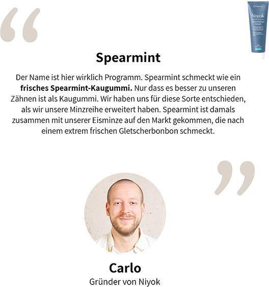 Produktbild Niyok Zahncreme Kokosöl Spearmint 75 ml (75 ml)