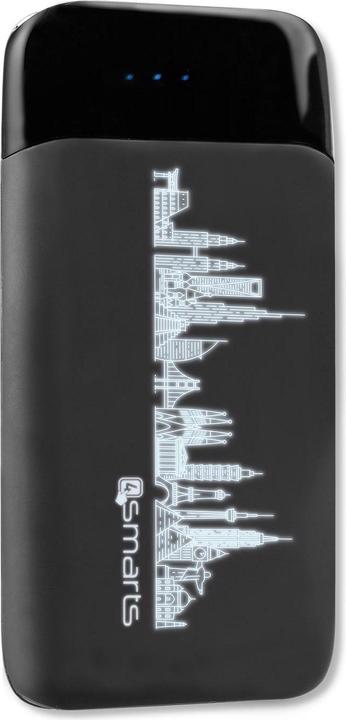 Actual product image 4smarts Powerbank VoltHub Travel 8000 mAh black (8000 mAh, 10 W, 29.60 Wh)