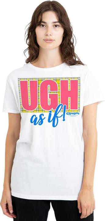 Actual product image Clueless Unisex Adult Ugh As If T-Shirt (XL)