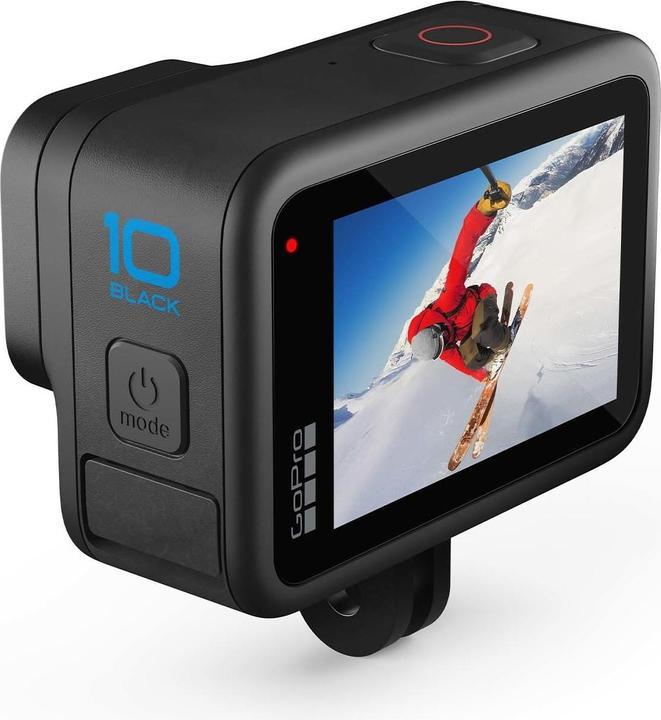 Actual product image GoPro HERO10 Black (incl. 128 GB MicroSDXC card) (60p, Bluetooth, Wi-Fi)