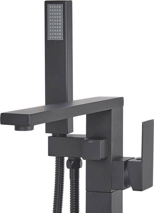Actual product image Beliani Bath mixer free-standing matt black DELLA