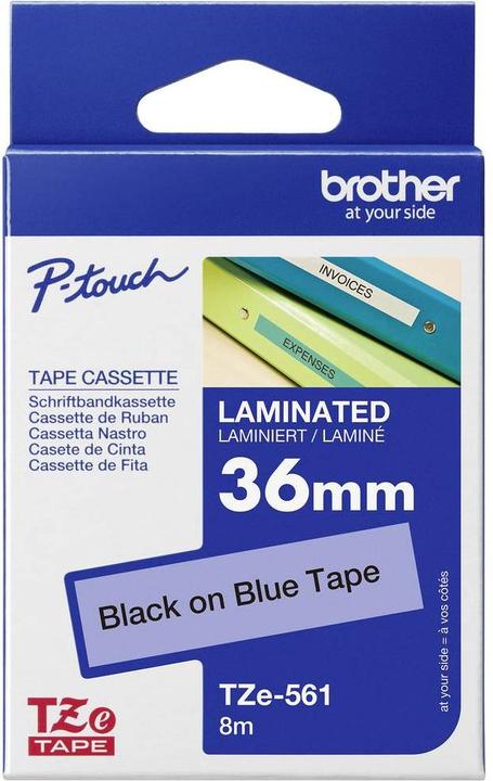 Immagine prodotto Brother Nastro per scrittura P-touch TZe laminato (3.60 cm, Blu)