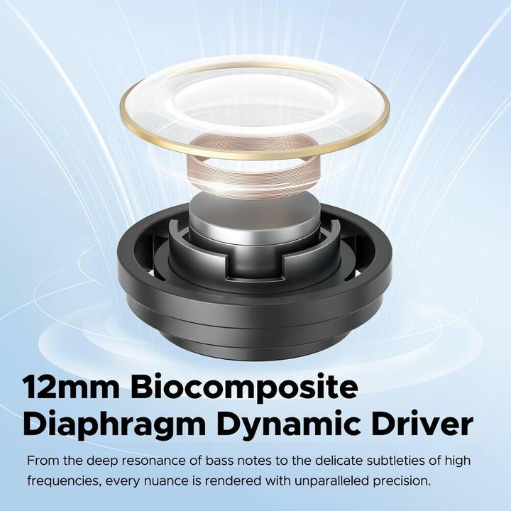 Produktbild Soundpeats Clear kabellose Earbuds weiss (20 h, Kabellos)