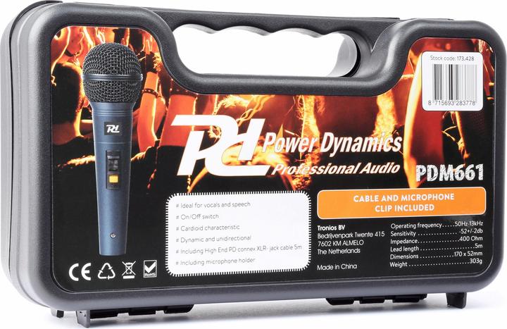Image du produit Power Dynamics Microphone PDM661