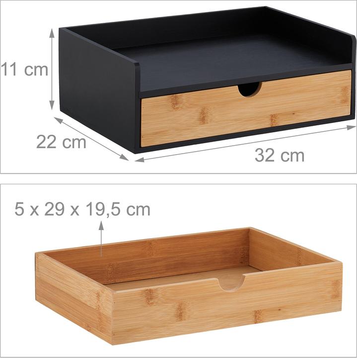 Actual product image Relaxdays Desk Organiser