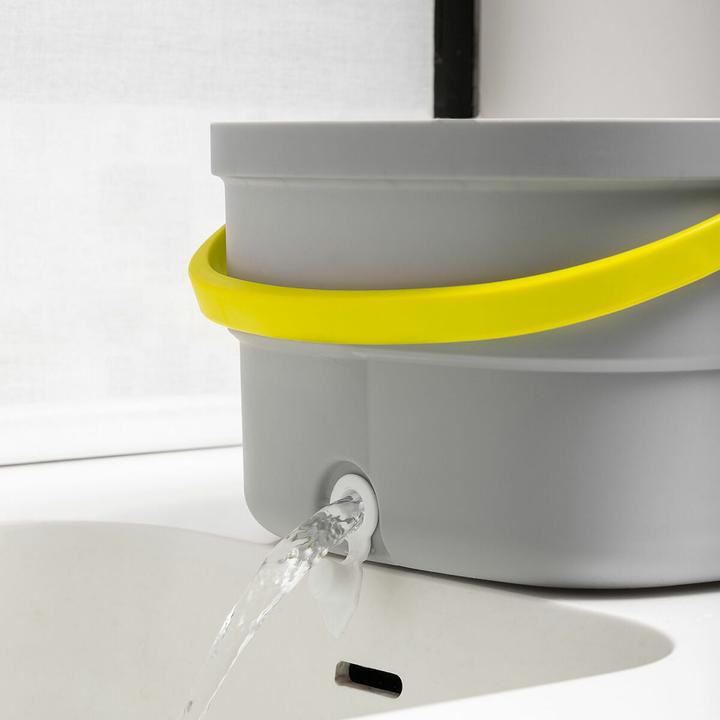 Produktbild InnovaGoods Selbstreinigender Drehmopp mit zweiteiligem Eimer Selimop (1 Stk.)