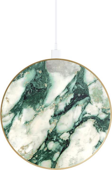 Produktbild iDeal Of Sweden iDeal Fashion QI Wireless Charger - Calacatta Emerald Marble (10 W)