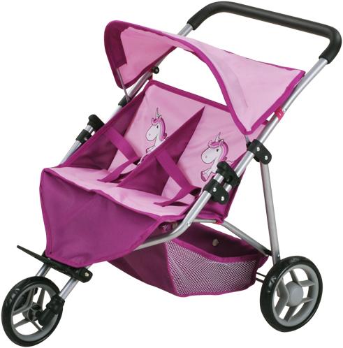 Knorrtoys Zwillingspuppenwagen Duo - UMA.Das Einhorn