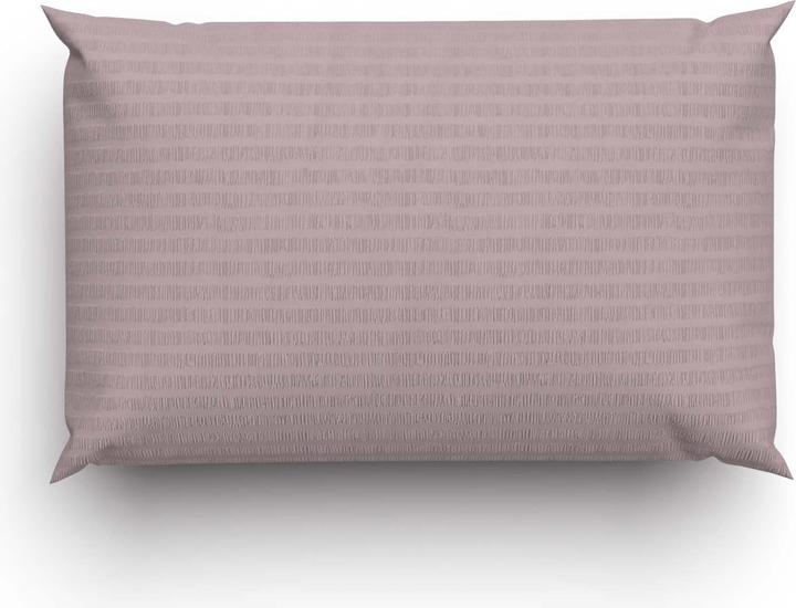 Image du produit Lotus Bettwaren Parure de lit en satin seersucker uni (Taie d'oreiller, 65 x 100 cm)