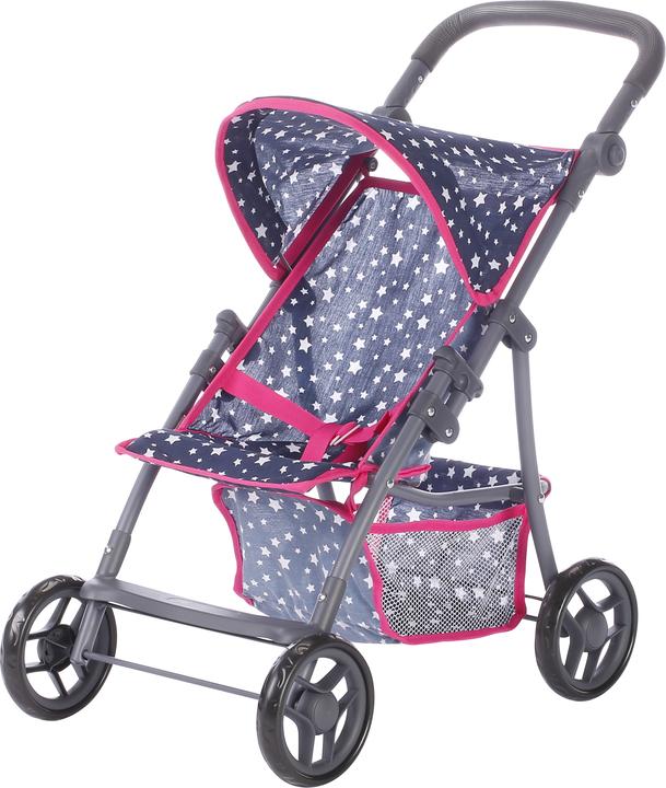 Knorrtoys Puppenbuggy Liba - Star blue
