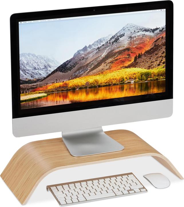 Actual product image Relaxdays Desk Screen Riser