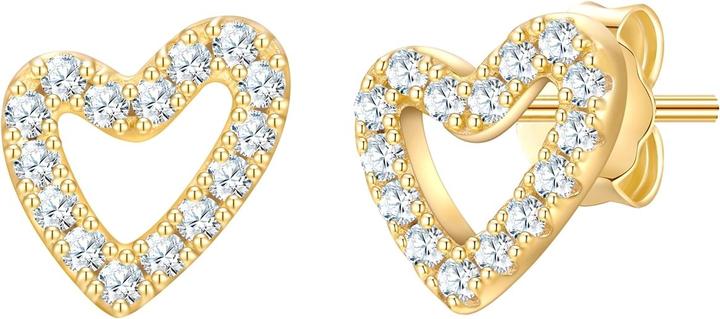Immagine prodotto Glanzstücke München Orecchini da donna a cuore in argento - 34464 (Argento)