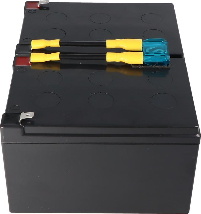 Actual product image CSB Akku passend für APC Ersatzbatterie Nr. 6 APC-RBC6, SCD6 Ersatzbatterie vormontiert mit Kabel un