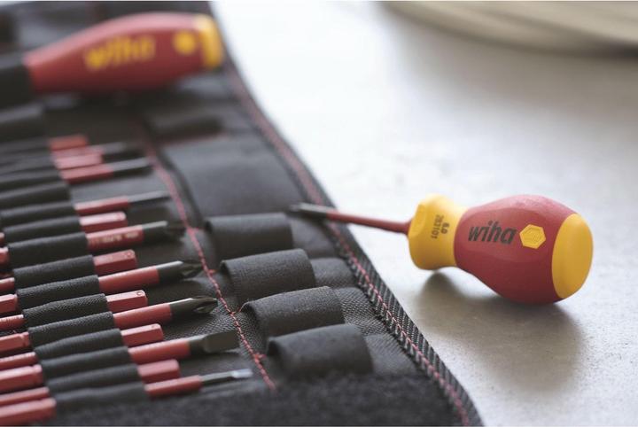 Actual product image Wiha Screwdriver and bit set (Phillipps cross recess (PH), Pozidriv cross recess (PZ), Slotted screws)