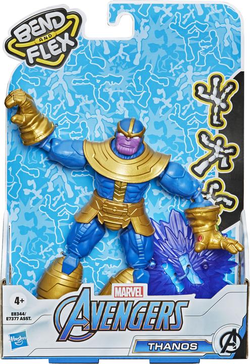 Actual product image Hasbro Marvel Bend And Flex Thanos