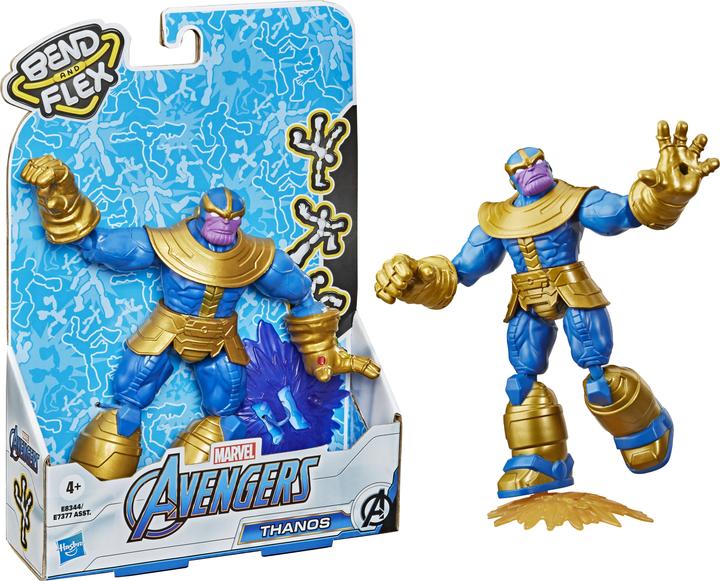 Actual product image Hasbro Marvel Bend And Flex Thanos