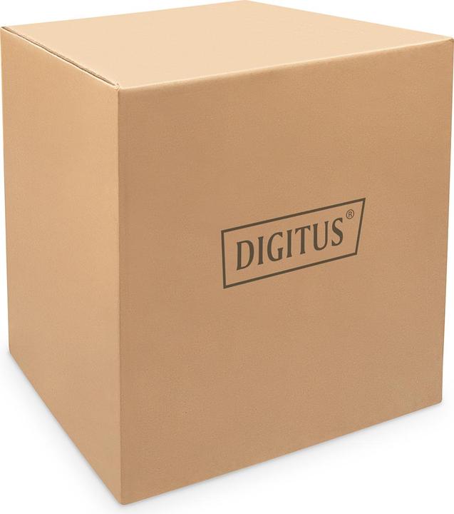 Immagine prodotto Digitus Custodia per montaggio a parete 254 mm (6 HE, Portapacchi da 10 pollici)
