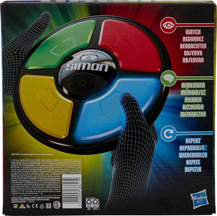 Produktbild Hasbro Gaming Familienspiel Simon (Deutsch, Französisch, Portugiesisch, Englisch, Spanisch)