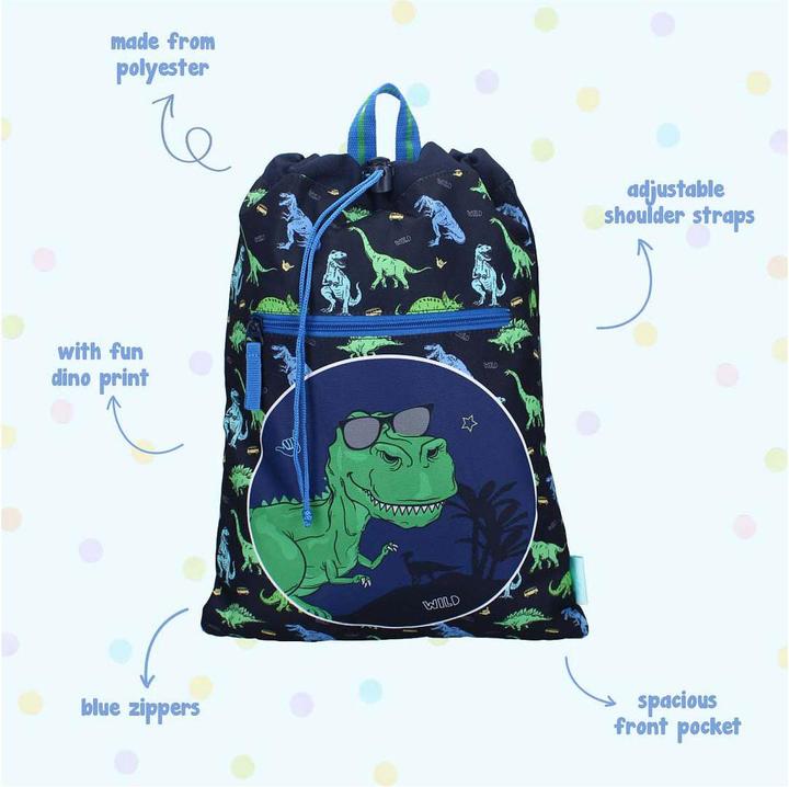 Produktbild Vadobag Lustiger Turnbeutel Happy Go Lucky Dino