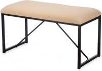 Image du produit Giftdecor banc en peau de mouton beige (81 cm)